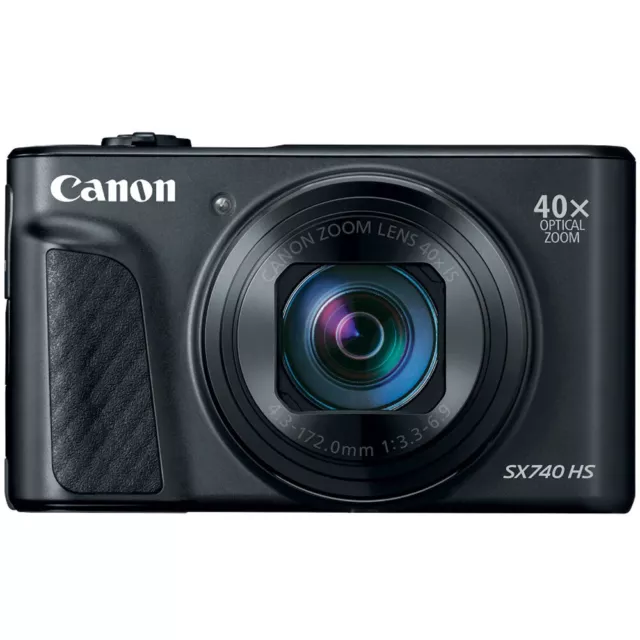 Canon PowerShot SX740 HS 20.3MP 40x Optical Zoom with 4K Video Recording - Open