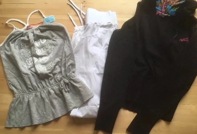 Fabulous Girls Bundle Casual Age 12 Designer Items hoody top pantaloni Nuovo❤️