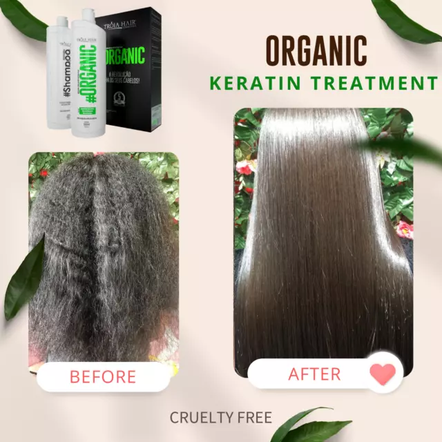 Original Brazilian Organic Keratin Hair Treatment Kit - Perfect Straight Hair