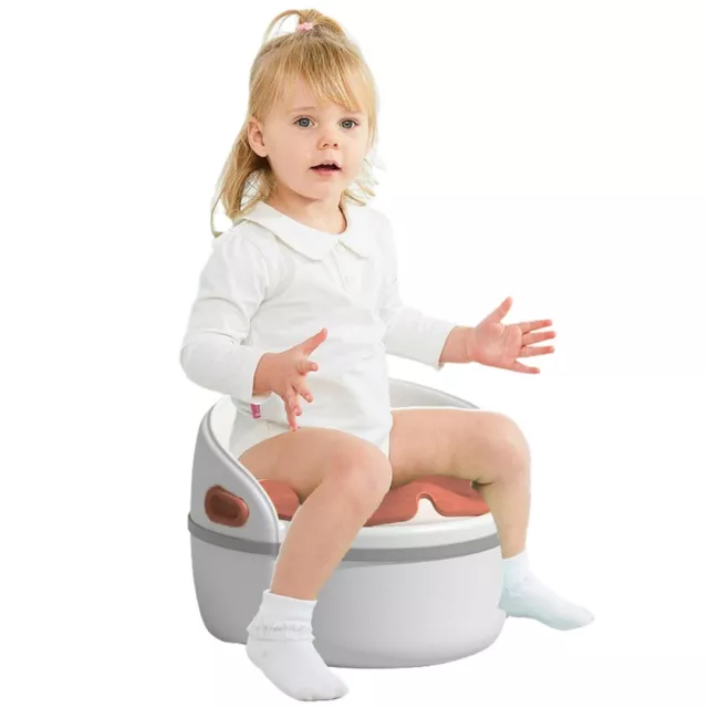 3 IN 1 Kids Potty Training  Detachable toilet seat and Stool Soft Cushion 2