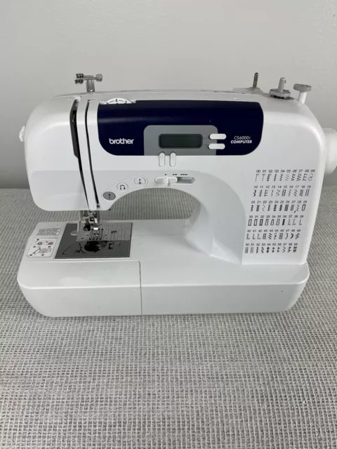 Brother CS6000I Computerized Sewing Machine W/ Case And Instructions Works