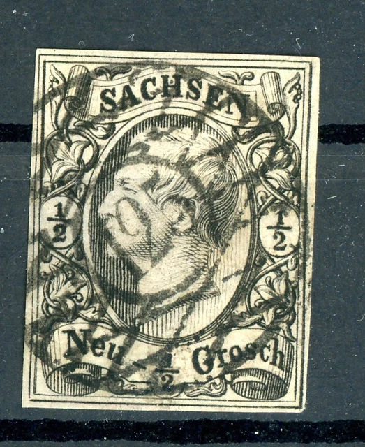 Sachsen: Mi.Nr.8 gestempelt "125" Neugersdorf