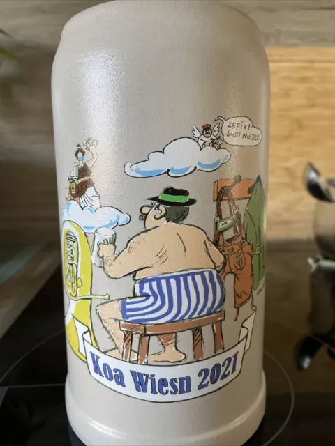 Koa Wiesn 2021 Oktoberfestkrug Wiesnkrug Sammlerkrug Krug - NEU!