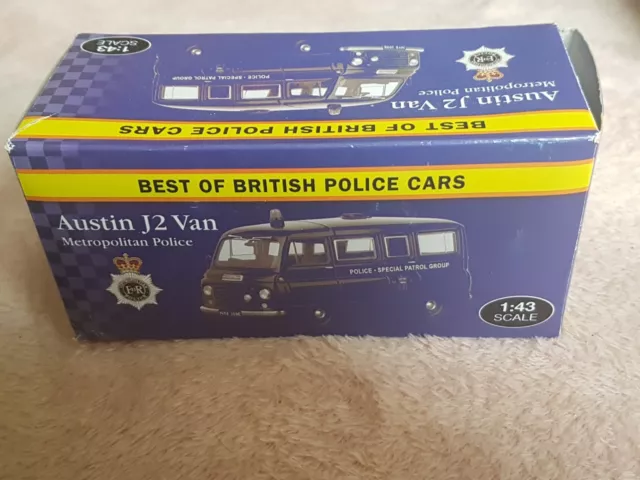 Atlas Editions  Best Of British Police  Austin J2 Van Metropolitan