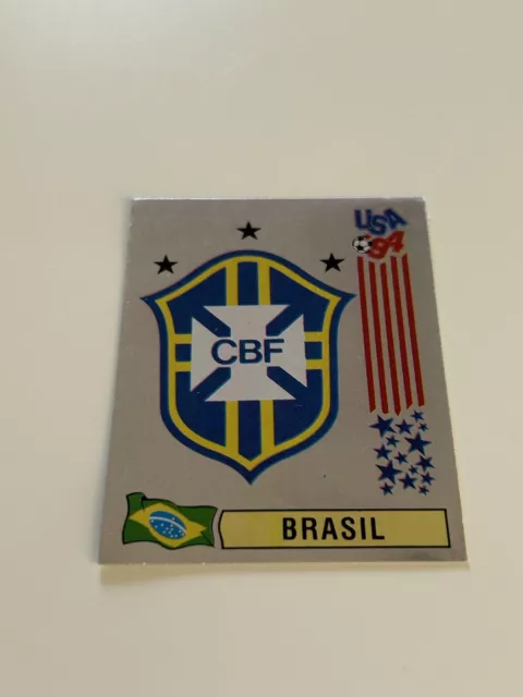 Sticker Panini Usa 94 - Badge Brasil - 77 - Original Très Bon État