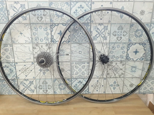 Paire De Roues Ambrosio 20 Pouces – Alu, Moyeux Miche, Vintage, Cyclotourisme