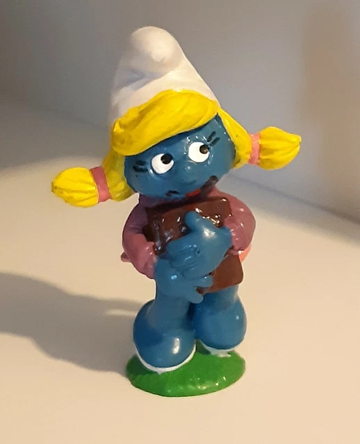Figurine Schleich Schtroumpf Jouant Du Saxophone - Réf. 20436 - Occasion - Smurf