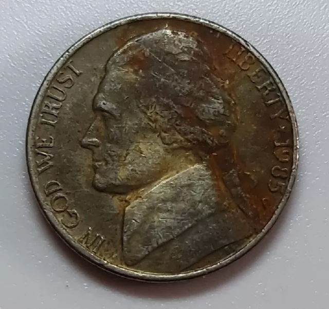 Five Cents United States of America 1985 Jefferson Nickel Amerika