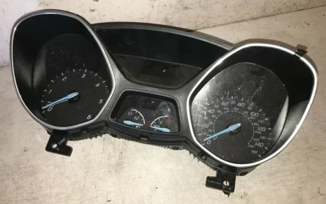 Ford Focus Clocks Instrument Cluster Speedo Panel 1.6 Diesel 61K 2011-2014 MK3