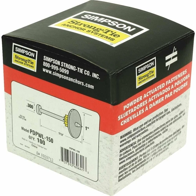 SIMPSON STRONG TIE FPBB44 1.5" Fast Pin W/Washer