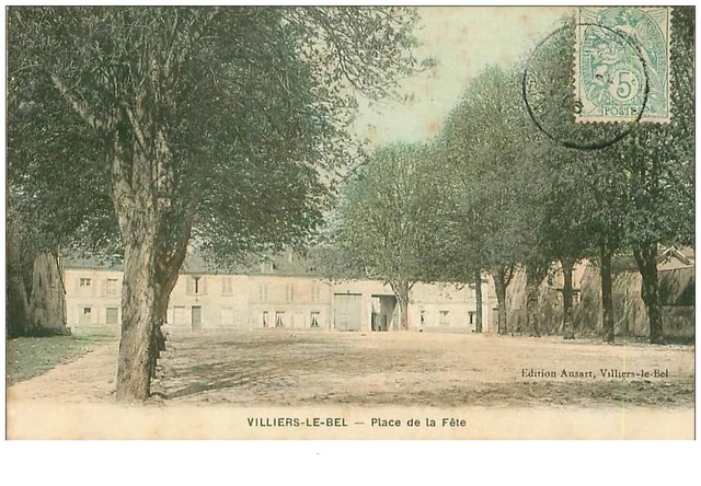 95.VILLIERS LE BEL.n°8457.PLACE DE LA FETE