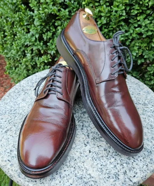 Barneys New York  Co OP Oxblood Leather Dress Shoes Size 9.5M MADE in ITALY