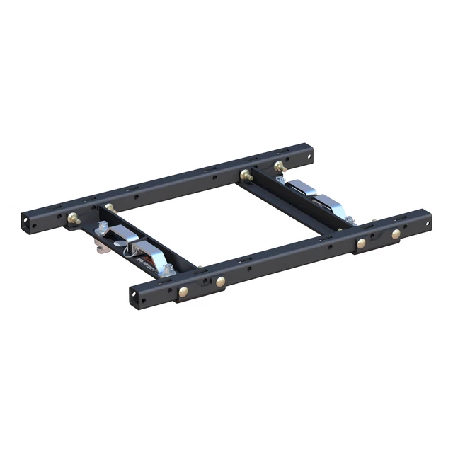 Curt Puck System 5th Wheel Adapter with Rails, Select Chevy, Ford, GMC, 25K