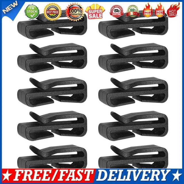 10pcs Non Slip Outdoor Cycling Climbing Molle Clips Ski Snow Helmet Mask Holders