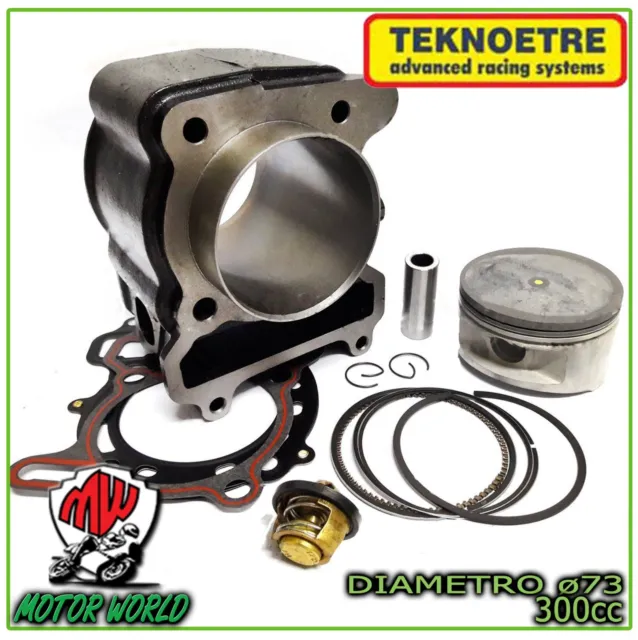 Gruppo Termico Cilindro E Pistone Modifica 300 Cc Per Yamaha Majesty 250