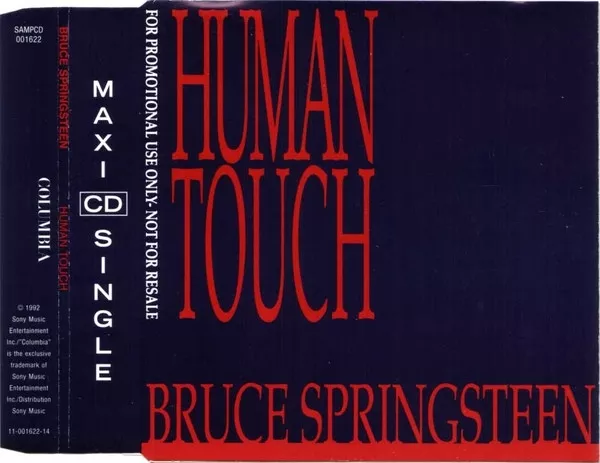 Bruce Springsteen Maxi CD Human Touch (Radio Edit) - Promo - Europe (M/EX+)