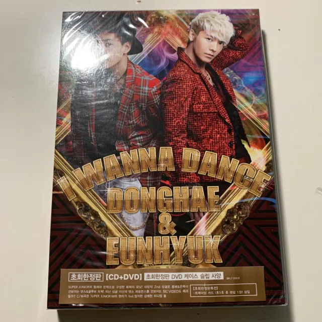 Donghae  & Eunhyuk - I Wanna Dance CD + DVD First Limited Edition Version