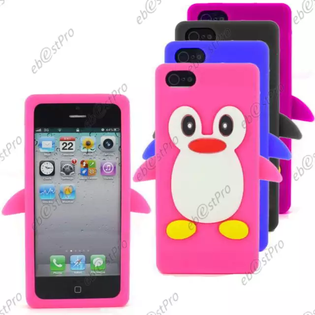 Housse Etui Coque Souple Silicone Gel pour iPhone SE 5S 5