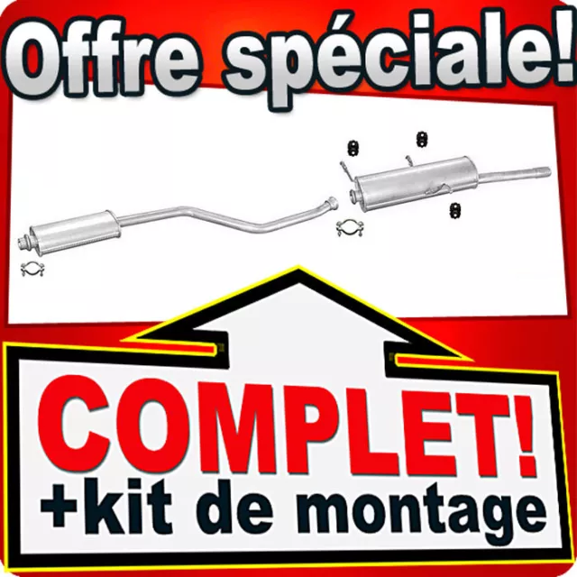 Ligne pot d'échappement pour CITROEN XSARA 1.4 1.6 1.8 Break 1999-2000