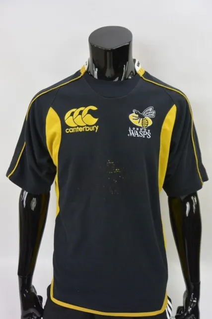 Canterbury LONDON WASPS RUGBY SHAW Chemise Jersey TAILLE M (adultes)