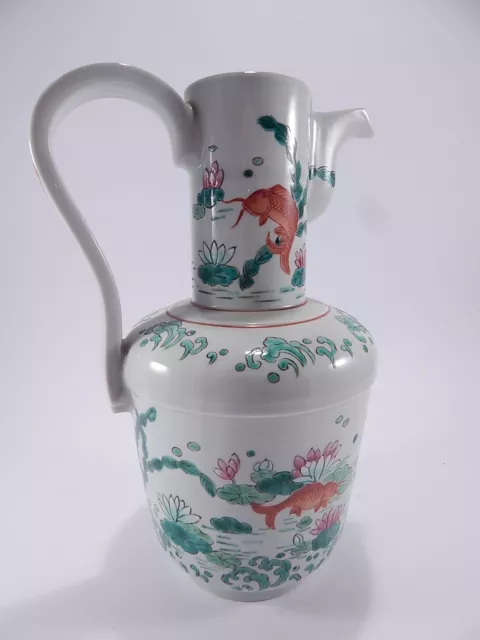 Antico Vaso Anfora Porcellana Cinese Famille Rose Porcelain Chinese Vase 3