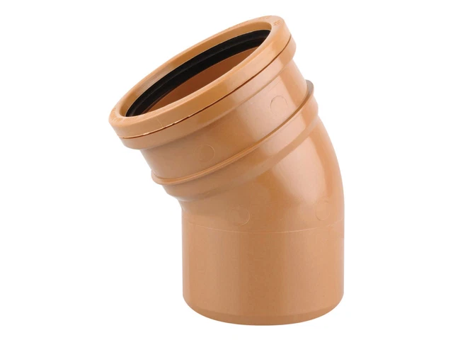 Osma Underground Drain 110mm Adjustable Bend 30° - 0° Single Socket