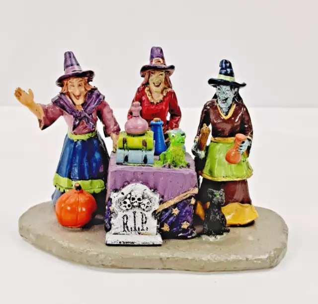 Lemax 2012 Spooky Town Potion Time Trio of Witches #23950