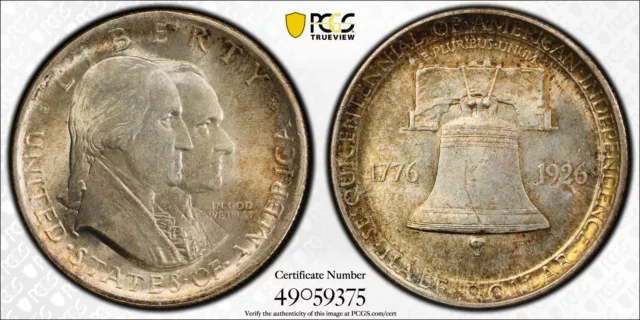 1926 P Classic Commemorative Sesquicentennial of American Independence PCGS MS-6