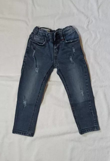 Jeans Nero Mayoral Per Bimbo 3 Anni 98 Cm Usato, Ben Tenuto, Kid Jeans 3 Years