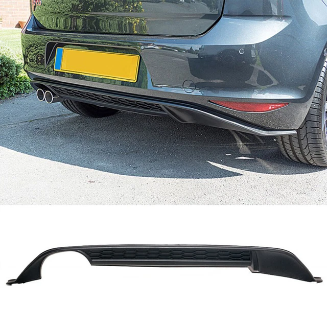Passat B6 Universal Auto Stoßstange Spoiler Diffusor Heckdiffusor 7 Fin 33''x 5'' Schwarz Bmw E46