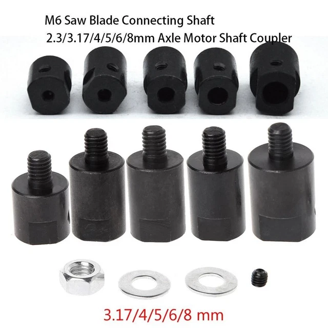 Accessories Coupler Sleeve Saw Blade Coupling Chuck Adapter Axle Motor Shaft