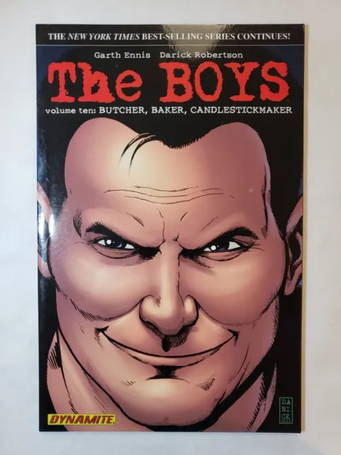 The Boys TPB Vol. 10 Signed by Garth Ennis Dynamite Mint Condition 