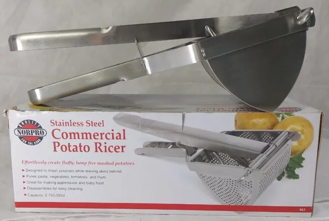 https://www.picclickimg.com/MpoAAOSwySRlhGQ5/Norpro-Stainless-Steel-Commercial-Potato-Ricer-115in-29cm-As.webp