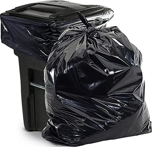 65 Gallon Trash Bags Heavy Duty - (Huge 50 Pack) - 1.5 MIL - 50" x 48" - Larg...