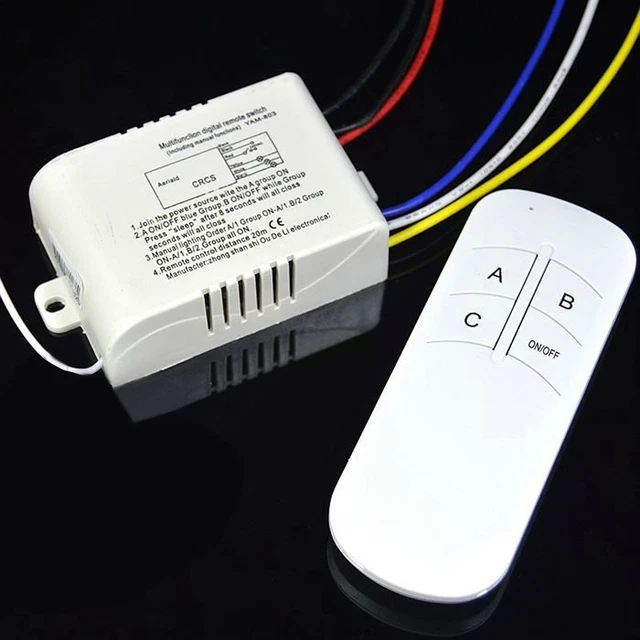 Trasmettitore Telecomando Home Easy HE401 Per Interruttore Luce Esterno, 433 MHz, Nuovo