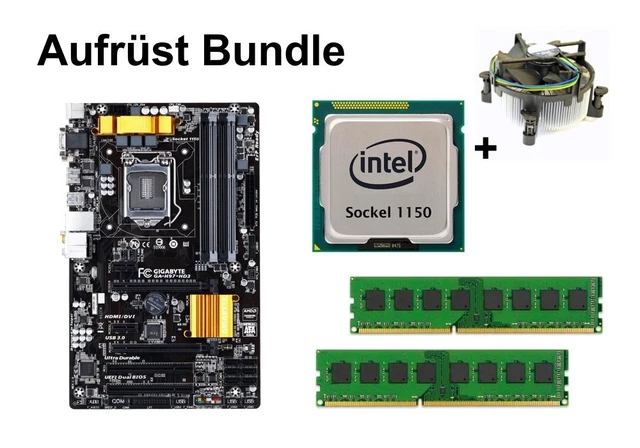 Combos de CPU y placas base, Componentes/piezas ordenador
