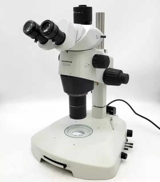 Olympus Stereo Microscope SZX10 with Trinocular Head and Transmitted Light Stand Olympus Stereo Microscope SZX10 with Trinocular Head and Transmitted Light Stand