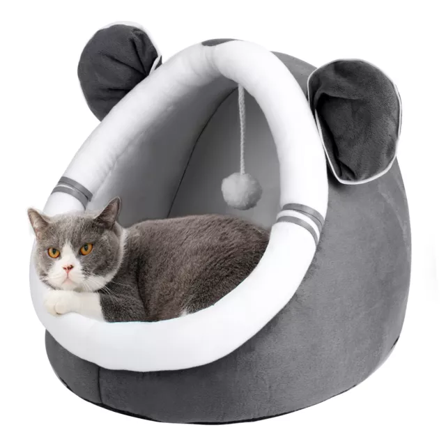 Pet Cat House Sleeping Bed Kennel Puppy Cave Super Soft kitty Tent Nest Indoor 6