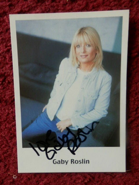 Gaby Roslin - Tv Presenter     -   Autographed Photo