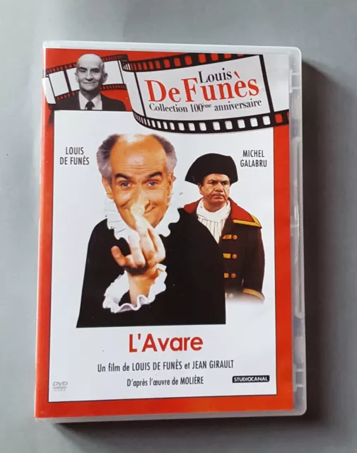 DVD L'AVARE - Louis de FUNES / Michel GALABRU / Claude GENSAC - Jean GIRAULT