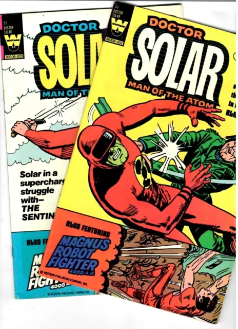 Doctor Solar Man of The Atom # 30 &#  31  (FN+) Whitman Edition's  1981 🚚