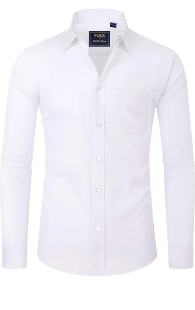 FLEX LUXURY COLLECTION Uomo Abito Bianco Manica Lunga M Design In Italy NUOVO