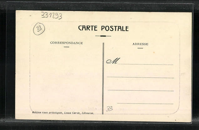 CPA Coutras, Le Hall de la Gare d´Orléans, La Gare 2