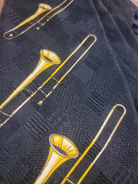 Neck Tie Trombones Brass Music Teacher Musician Band