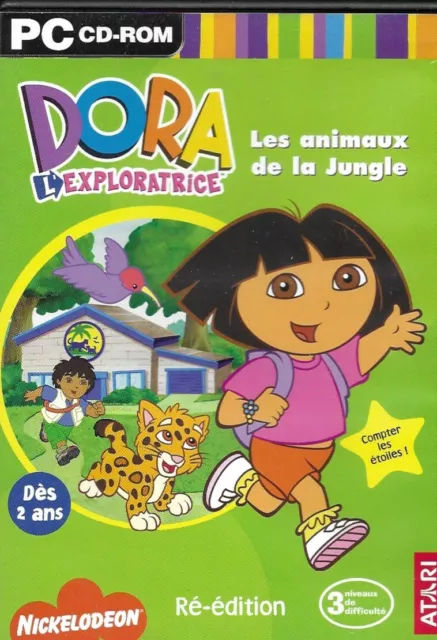 DORA L'EXPLORATRICE LES ANIMAUX DE LA JUNGLE - Dès 2 ANS DVD TBE