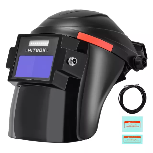 Auto Darkening Welding Helmet For Cold Tig Welding Welder Large View Welder Mask