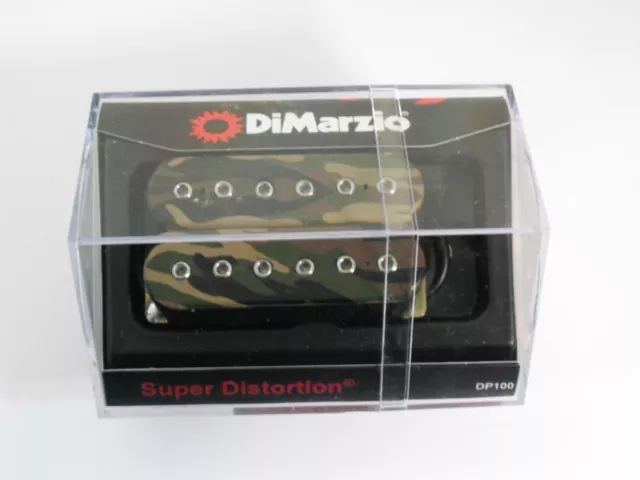 DiMarzio REGULAR-SPACED Super Distortion Bridge Camo DP 100