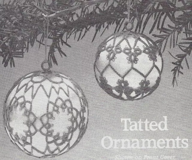 de colección, 2 adornos navideños tatuados INSTRUCCIONES DE PATRÓN