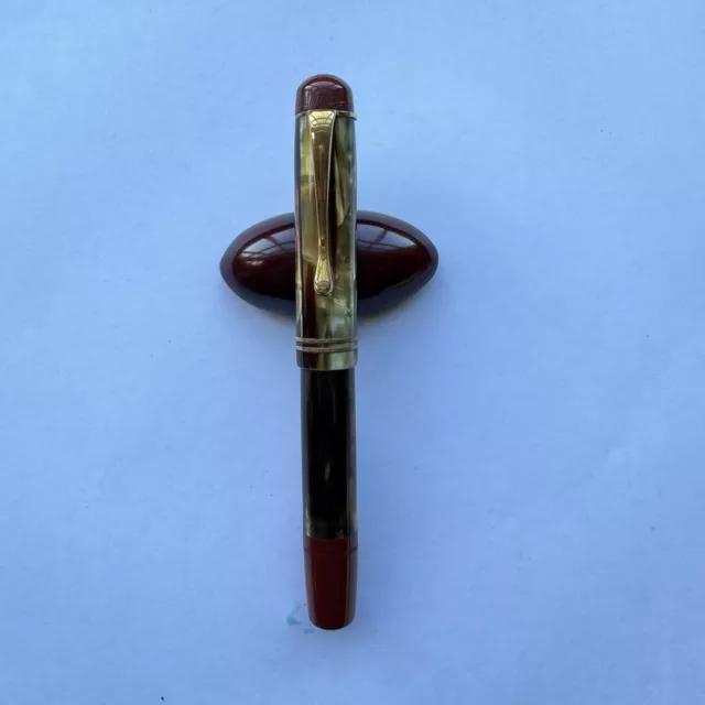 Pelikan 100N Tortoise Shell Celluloid Fountain Pen, Excellent Condition