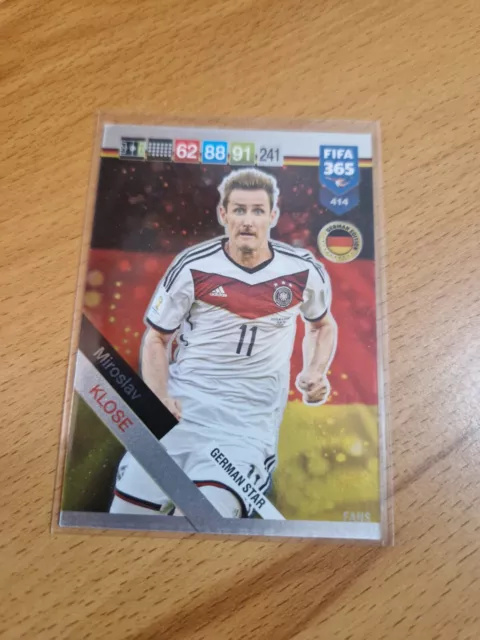 Panini Adrenalyn XL Fifa 365 2019 Rare Limited German Star Miro Klose Germany